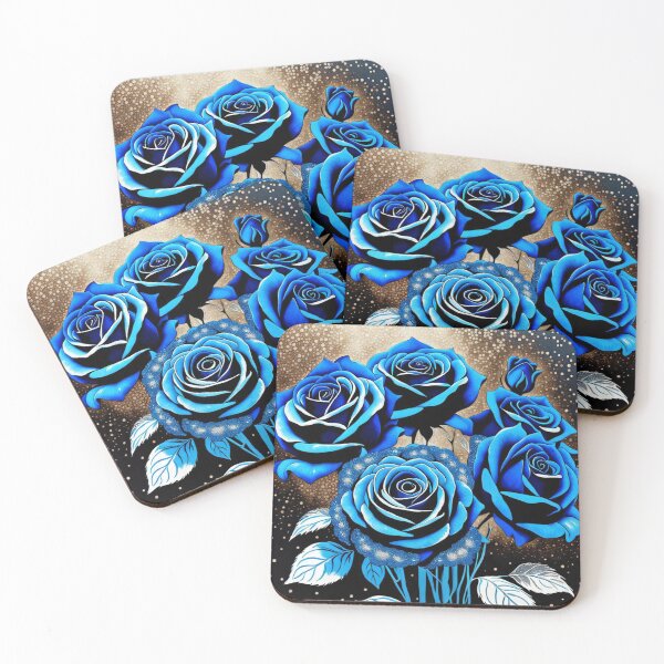 Item preview, Midnight Blue Roses designed and sold by purplesensation.