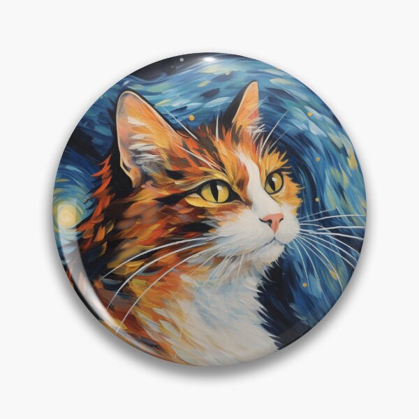 Item preview, Calico Cat Starry Night designed and sold by Myra365Art.
