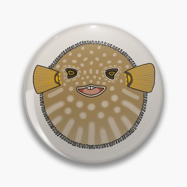 Item preview, White-Spotted Puffer Fish designed and sold by fishingpiano.