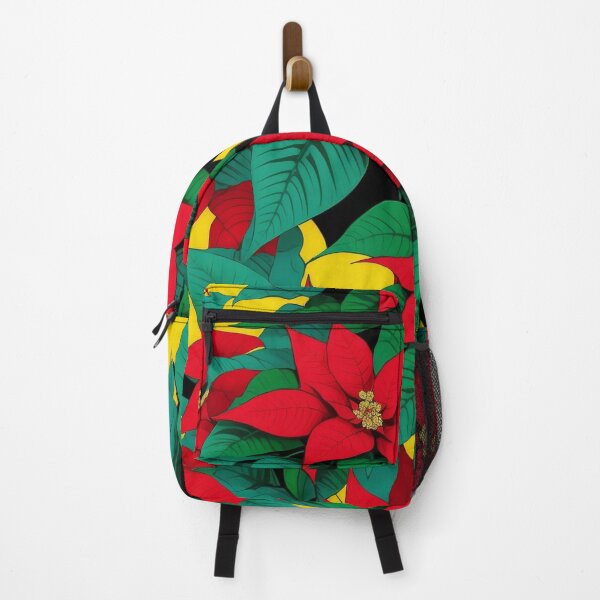 Item preview, Retro Poinsettia Pattern 2 designed and sold by xaiartist.