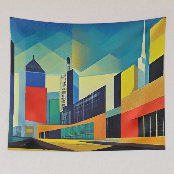 Item preview, Abstract City Painting - London / Paris / Berlin / New York Pt. 6 designed and sold by Hakina-Oh.