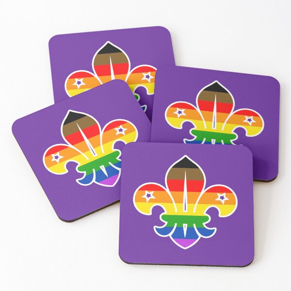 Item preview, Scout Fleur-de-Lis Rainbow Pride designed and sold by tiendascoutcom.