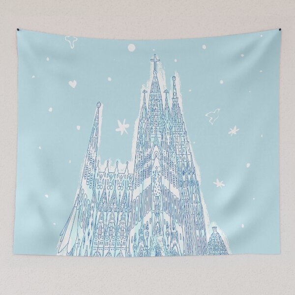 Item preview, Copy of Masterpiece of Antoni Gaudí: Familia Sagrada - turquoise version designed and sold by LiberaCaballo.