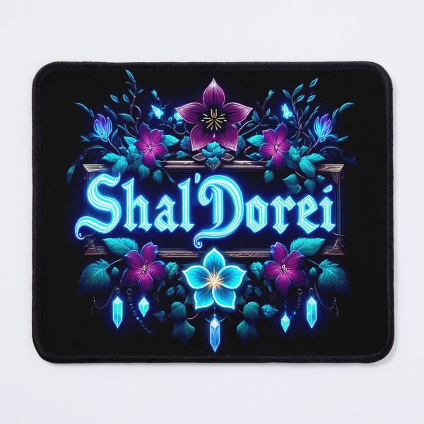 Item preview, Nightborne / Shal'dorei World of Warcraft Inspired Neon Crest designed and sold by CandyCrab.