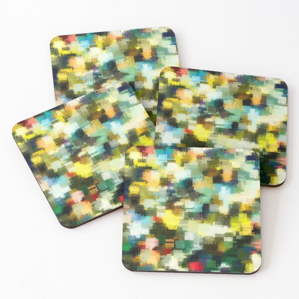 Item preview, Multicolor Crosshatch Abstracting Squares designed and sold by Marco Sales.