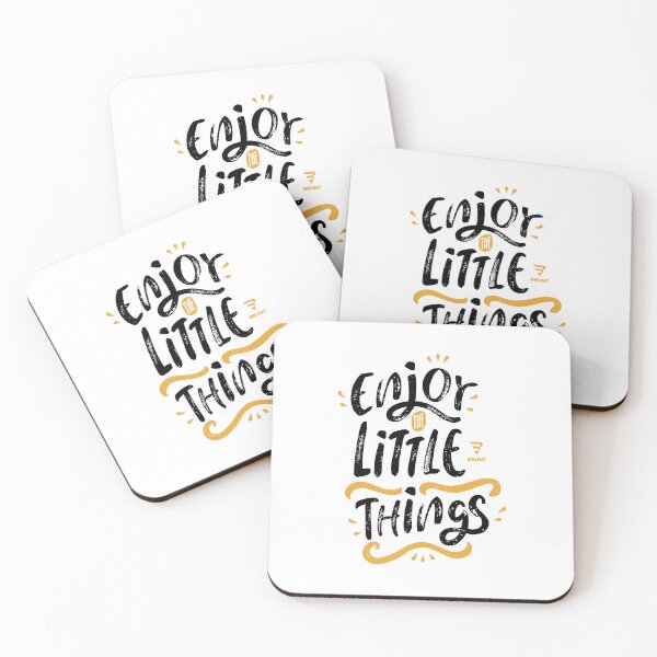 Item preview, Enjoy the Little Things. Creative typography designed and sold by BRUNTadventures.