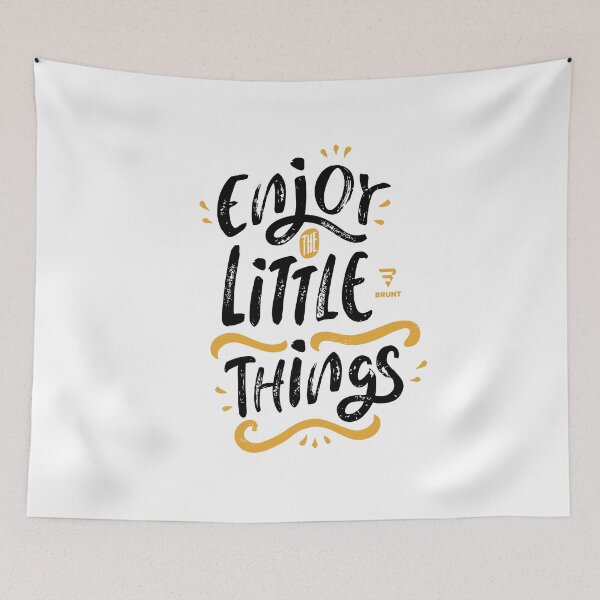 Item preview, Enjoy the Little Things. Creative typography designed and sold by BRUNTadventures.
