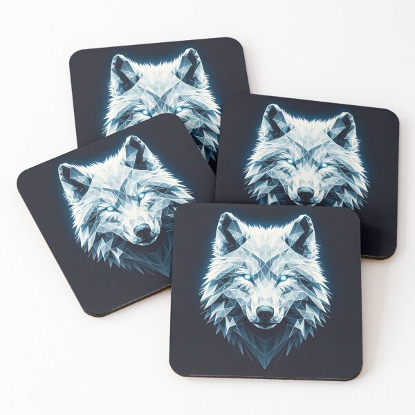 Item preview, Icebound Sentinel: The Polygonal Wolf designed and sold by Nick Seidel.