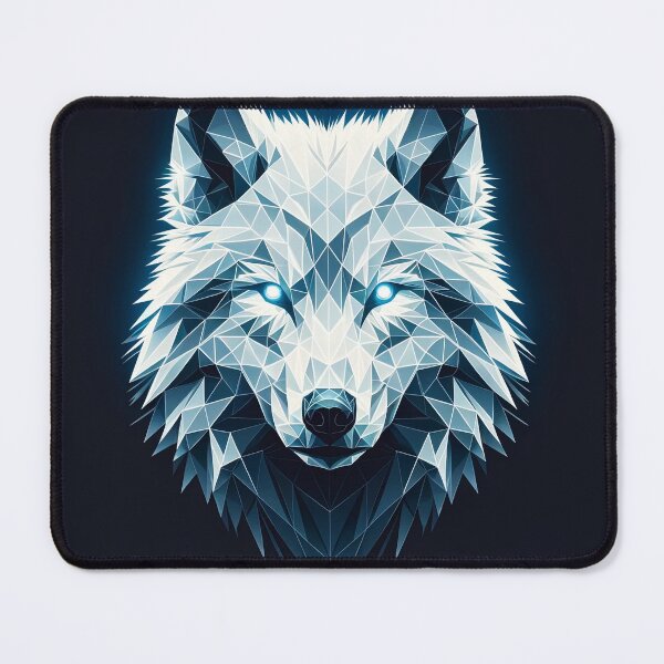 Item preview, Icebound Sentinel: The Polygonal Wolf designed and sold by Nick Seidel.