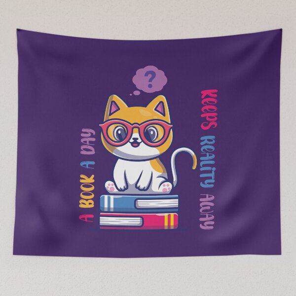 Item preview, A Book A Day Keeps Reality Away designed and sold by designerpriti.