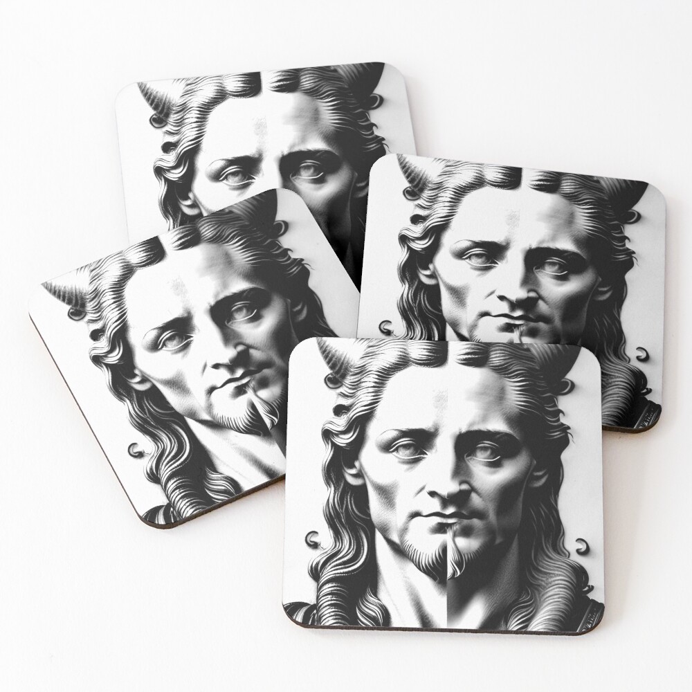 Item preview, Coasters (Set of 4) designed and sold by MatrixTattoo.