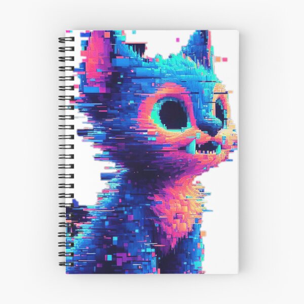 Item preview, "Futuristic Glitch Cat: Generative Digital Masterpiece" designed and sold by Huycao211.