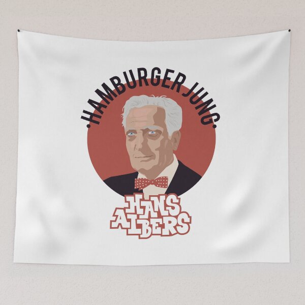 Item preview, Hans Albers Hamburg - La paloma - On the Reeperbahn at half past midnight designed and sold by Boogosh.