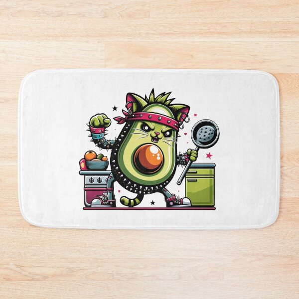 Item preview, Avocato's Punk Kitchen - The Cat Avocado Adventure designed and sold by TooniversalHub.
