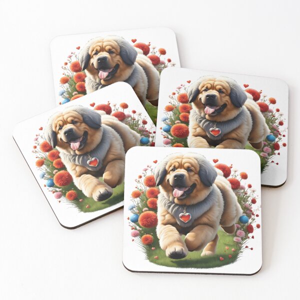 Item preview, Cute playful Tibetan Mastiff designed and sold by Kaleddis.