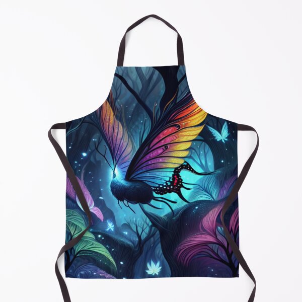 Item preview, Forest aesthetic, fairies, fireflies, birds, goblins, butterflies, dragonflies, pretty fantasy image, perfect illustration designed and sold by Bernsteinhaus.