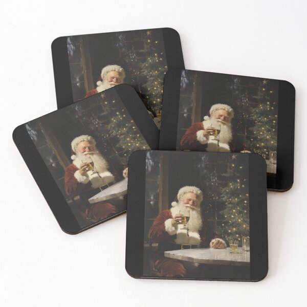 Item preview, Santa Claus Has Fun With Wine designed and sold by CamilleNorris.