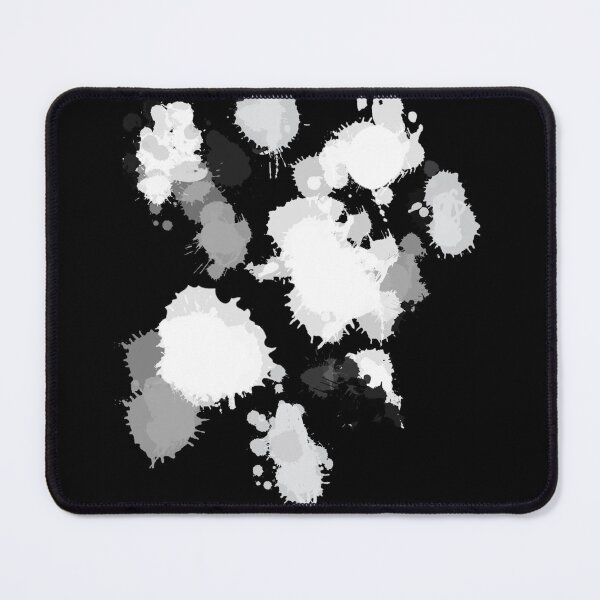 Item preview, Grey and White Ink Splotches designed and sold by Mothrrr.