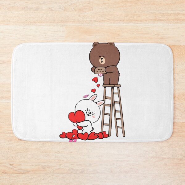 Item preview, Brown And Cony Love Heart designed and sold by Quorplix-art.