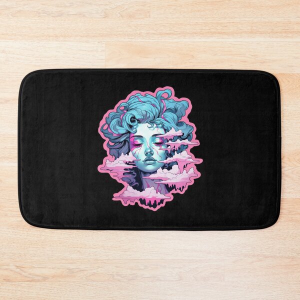 Item preview, Vaporwave Girl Pink Blue Mallsoft designed and sold by Nightarcade.