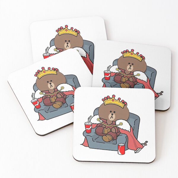 Item preview, Brown And Cony Stickers for Sale designed and sold by Quorplix-art.