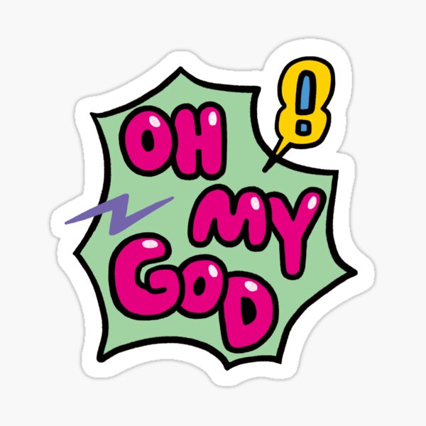 Item preview, Oh my god, pop art handwriting design. tempascal designed and sold by cocotie.