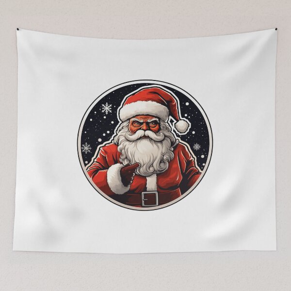 Item preview, Dark Side Santa | Sticker, T-Shirt designed and sold by NicolasGlowArt.