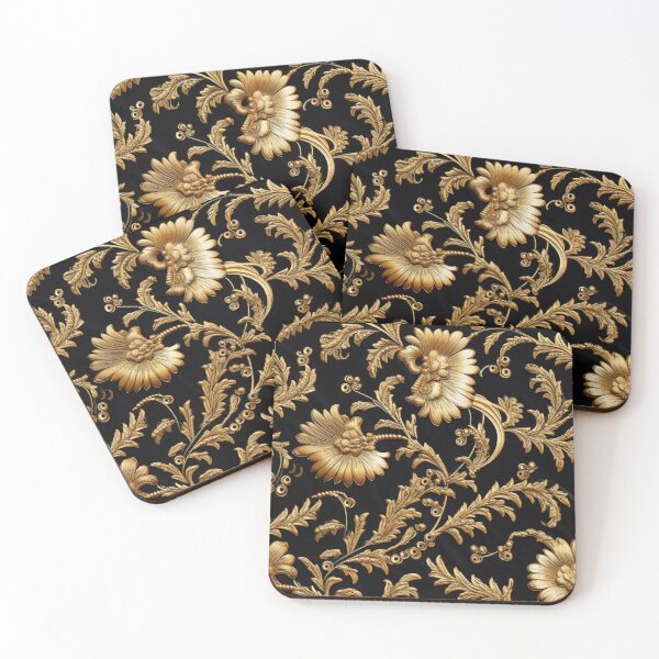 Item preview, Brocade Black & Gold designed and sold by Becooldesing.
