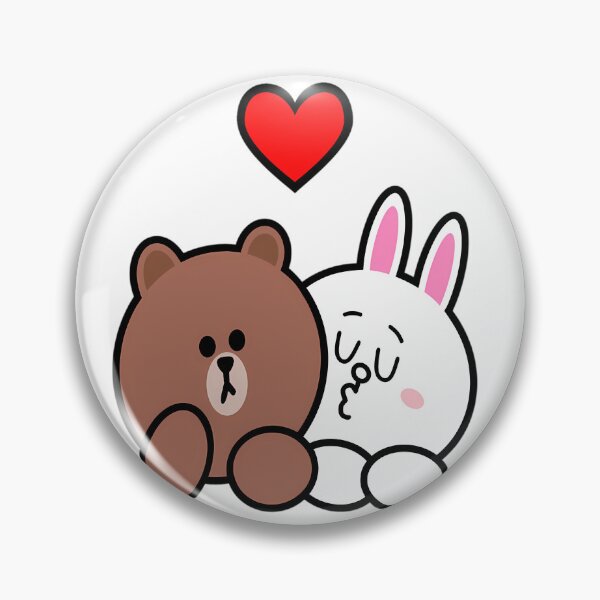 Item preview, Brown Bear & Cony In Love designed and sold by Quorplix-art.