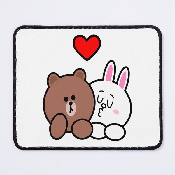 Item preview, Brown Bear & Cony In Love designed and sold by Quorplix-art.