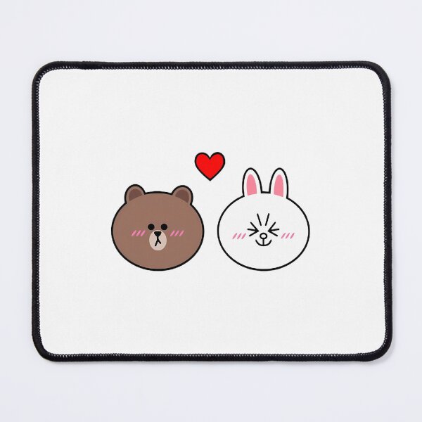 Item preview, Brown Bear And Cony Rabbit Line Friends Love designed and sold by Quorplix-art.
