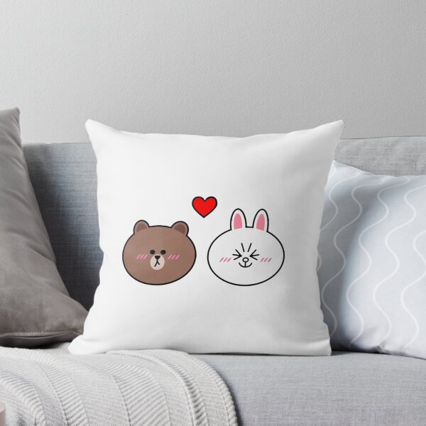 Item preview, Brown Bear And Cony Rabbit Line Friends Love designed and sold by Quorplix-art.