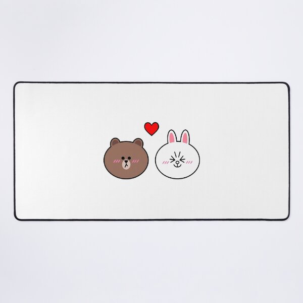 Item preview, Brown Bear And Cony Rabbit Line Friends Love designed and sold by Quorplix-art.