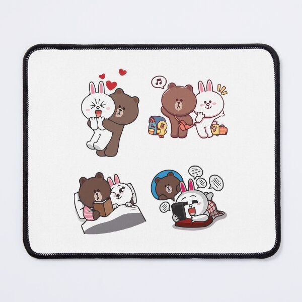 Item preview, Brown Bear And Cony In Love designed and sold by Quorplix-art.