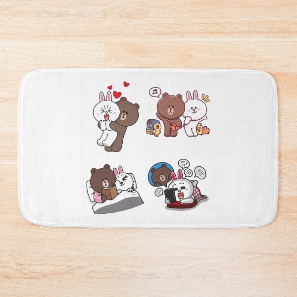 Item preview, Brown Bear And Cony In Love designed and sold by Quorplix-art.