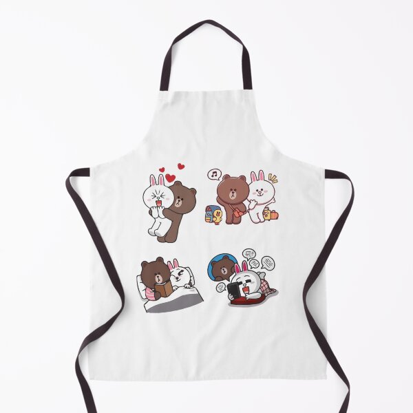 Item preview, Brown Bear And Cony In Love designed and sold by Quorplix-art.