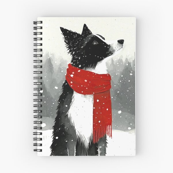 Item preview, Border Collie Dog in Winter designed and sold by NattyCorvus.