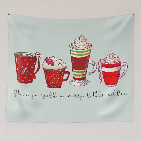 Item preview, Have Yourself A Merry Little Coffee- Festive Coffee Vibes designed and sold by Jollys-ArtShop.