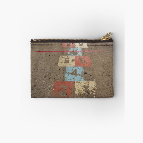 Item preview, Fading hopscotch game in an old schoolyard - photo designed and sold by CineWanderlust.