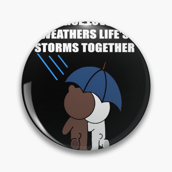 Item preview, Cute Brown Bear And Cony Life Storms Essential . designed and sold by Quorplix-art.
