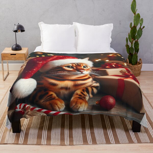 Item preview, Bengal Cat Christmas  designed and sold by fatbanana.