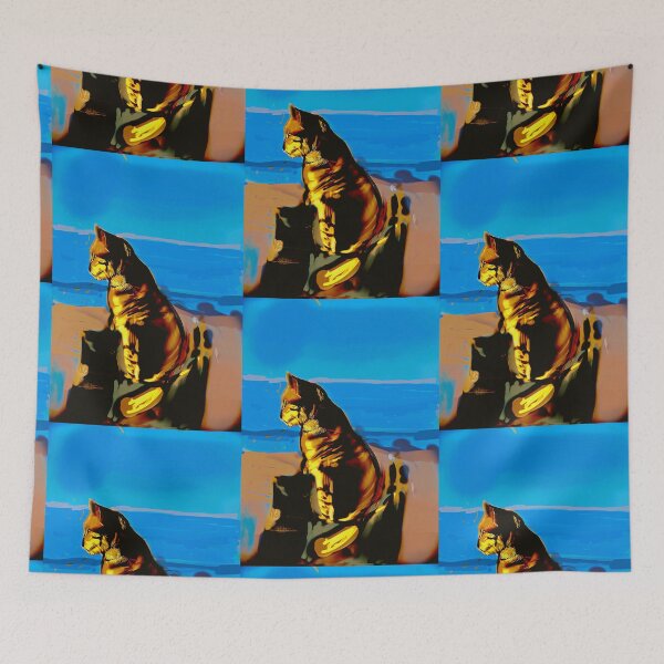 Item preview, Cat at the beach designed and sold by Jacinta hunt.