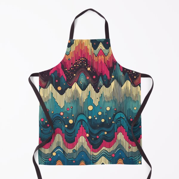 Item preview, Spectrum Colorful Abstract Waves Pattern designed and sold by TomFrontierArt.