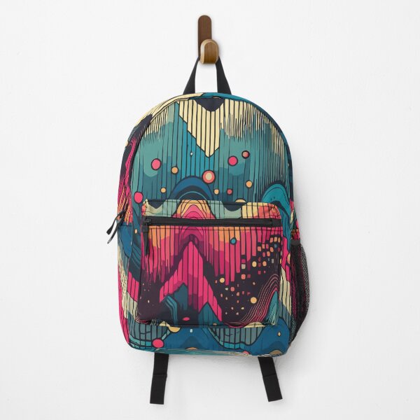 Item preview, Spectrum Colorful Abstract Waves Pattern designed and sold by TomFrontierArt.