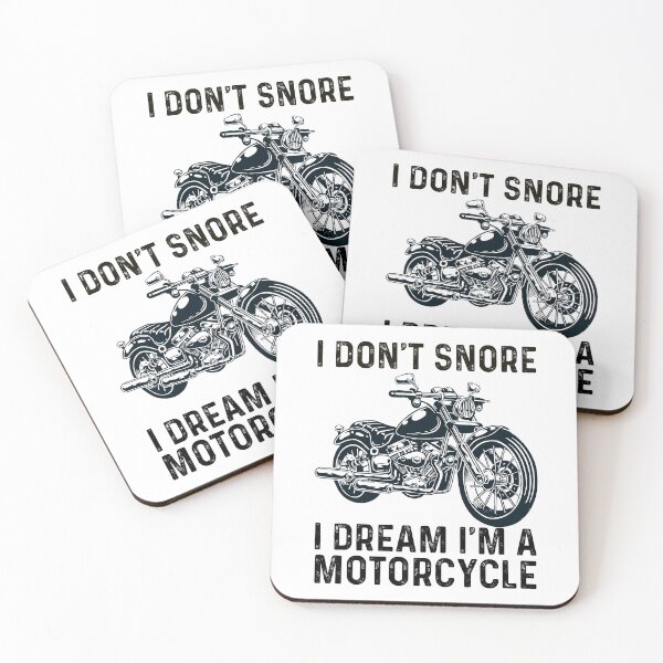 Item preview, I Don't Snore I Dream I'm A Motorcycle Funny Snoring People designed and sold by LounisArt.
