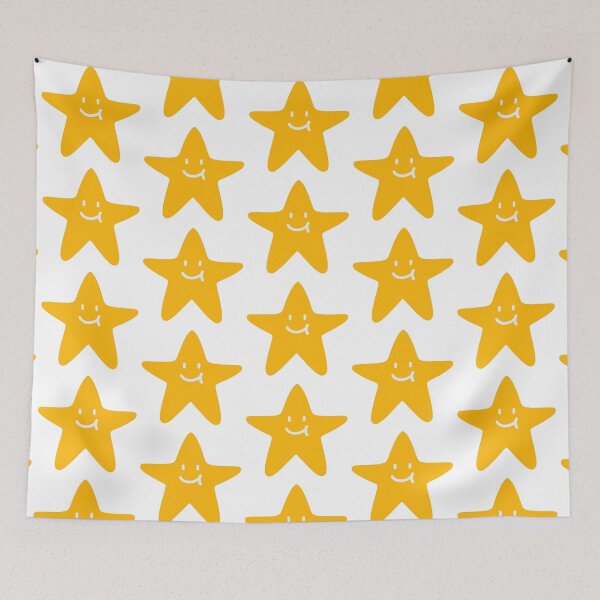 Item preview, Yellow star cartoon and Christmas star hand drawn illustration designed and sold by Anngozza2.