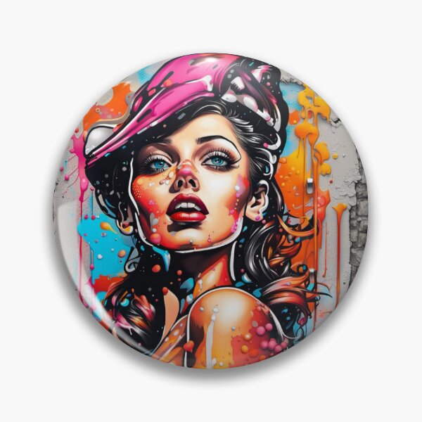 Item preview, Grafity girl 02 - popart  designed and sold by bravomodels.
