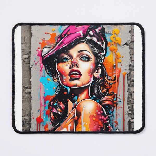 Item preview, Grafity girl 02 - popart designed and sold by bravomodels.