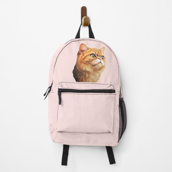 Item preview, Contemplative Exotic Shorthair Cat in Lush Digital Detail Illustration designed and sold by solrevolver.