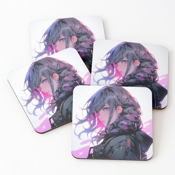 Item preview, Enchanting Mystery Anime Girl designed and sold by ArtsyChaosArt.